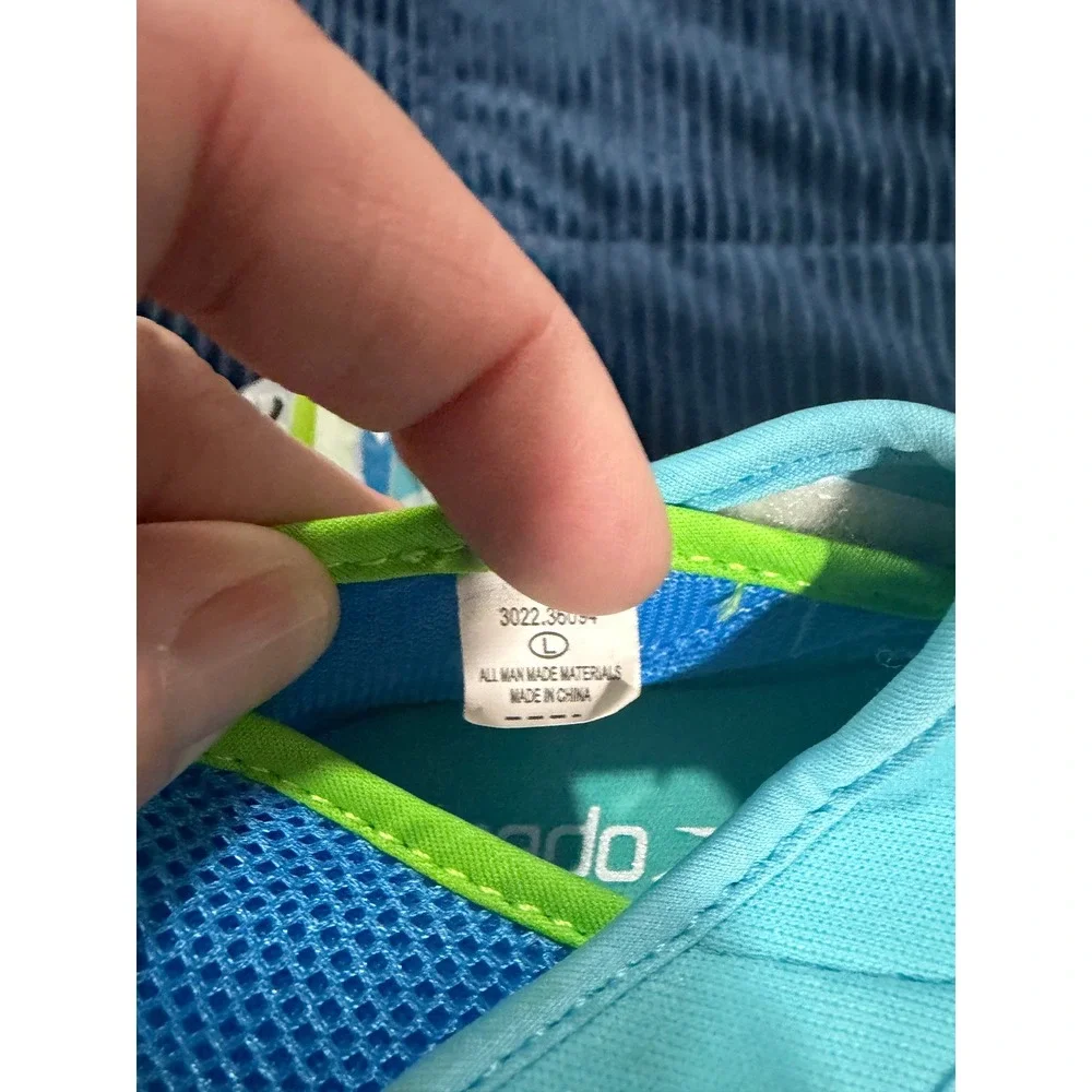 Speedo Boys Hybrid Water Shoes Bachelor Button Blue Green Size L 9-10 NEW - Picture 7 of 9